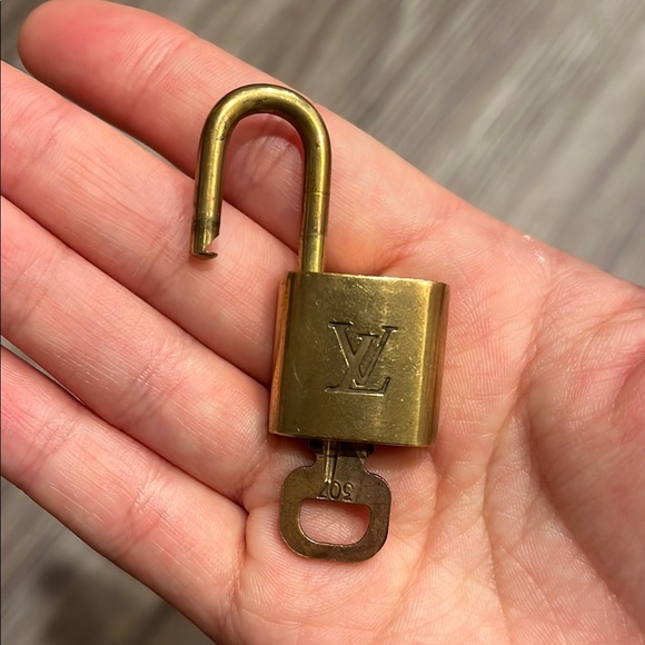 Louis Vuitton Brass Padlock with Key - Picture 3 of 3